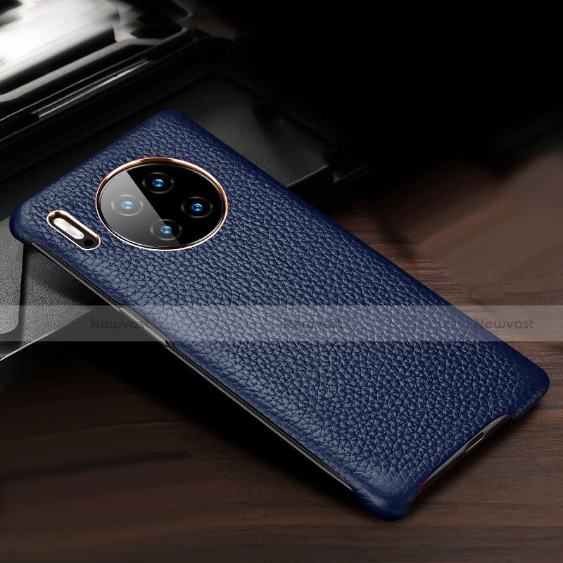 Soft Luxury Leather Snap On Case Cover for Huawei Mate 30 5G