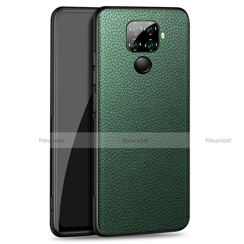 Soft Luxury Leather Snap On Case Cover for Huawei Mate 30 Lite