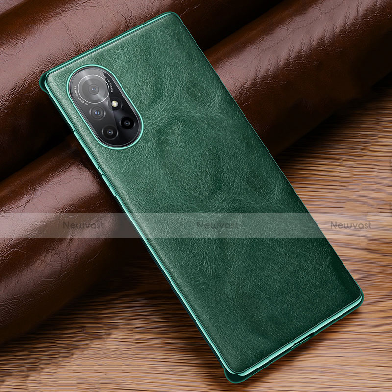 Soft Luxury Leather Snap On Case Cover for Huawei Nova 8 5G