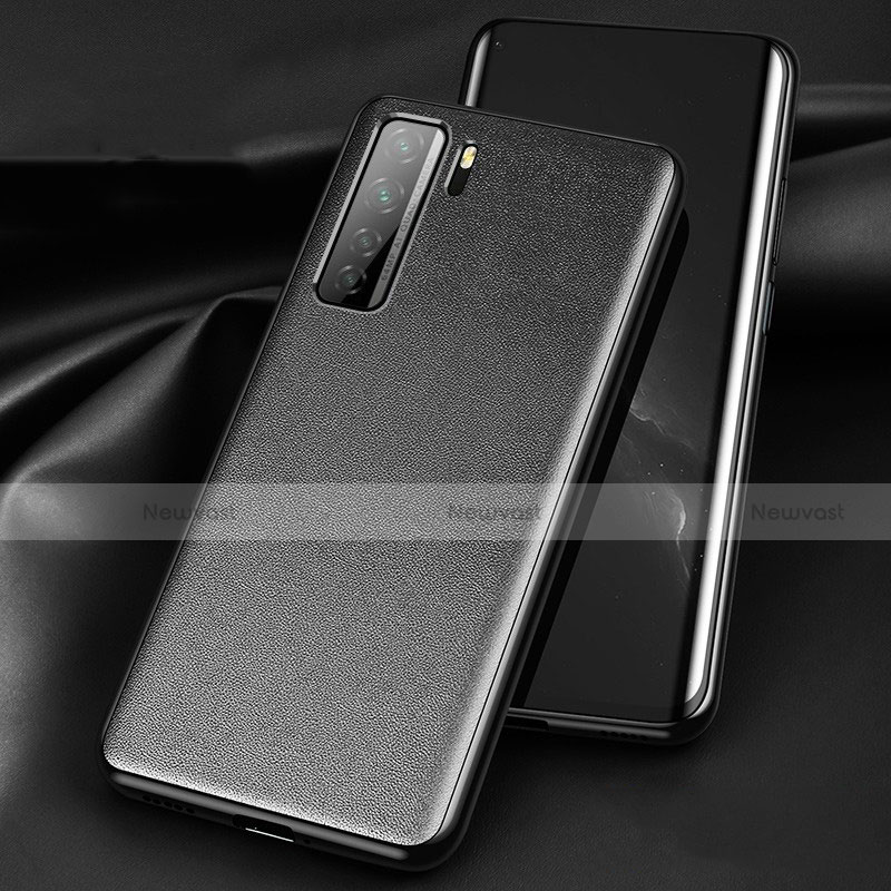 Soft Luxury Leather Snap On Case Cover for Huawei P40 Lite 5G