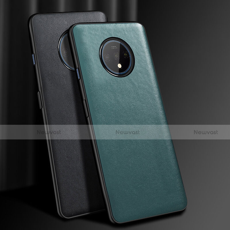 Soft Luxury Leather Snap On Case Cover for OnePlus 7T
