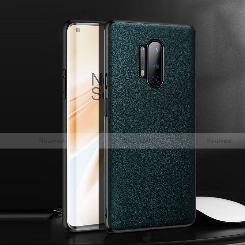 Soft Luxury Leather Snap On Case Cover for OnePlus 8 Pro