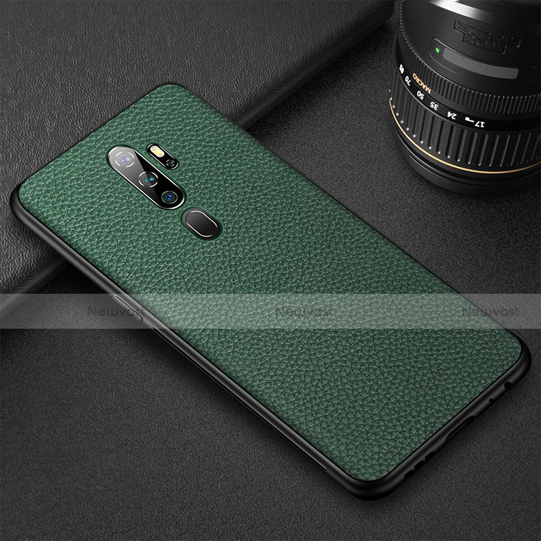 Soft Luxury Leather Snap On Case Cover for Oppo A5 (2020)