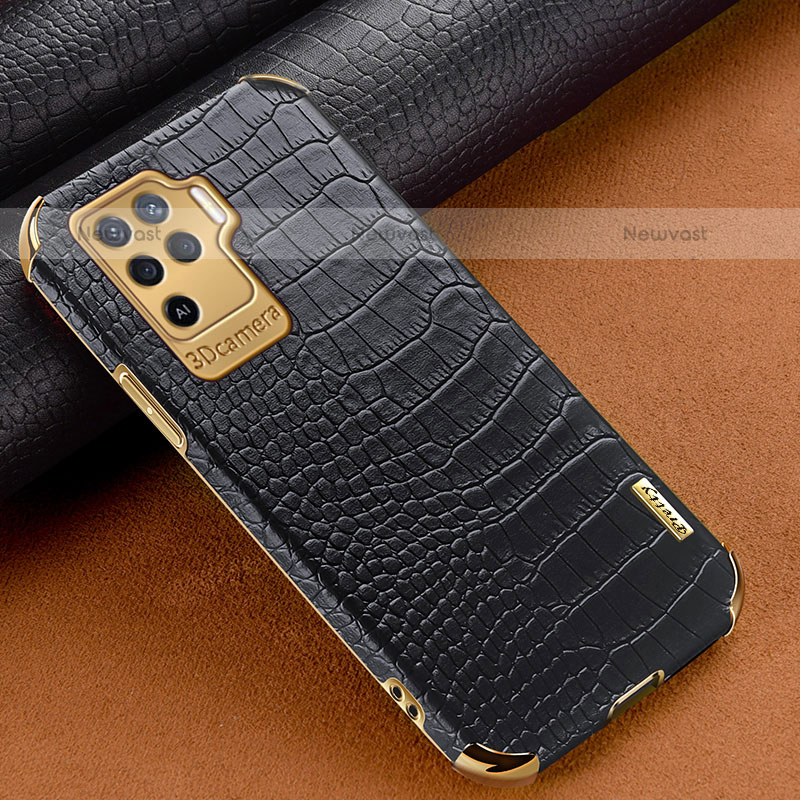Soft Luxury Leather Snap On Case Cover for Oppo A94 4G