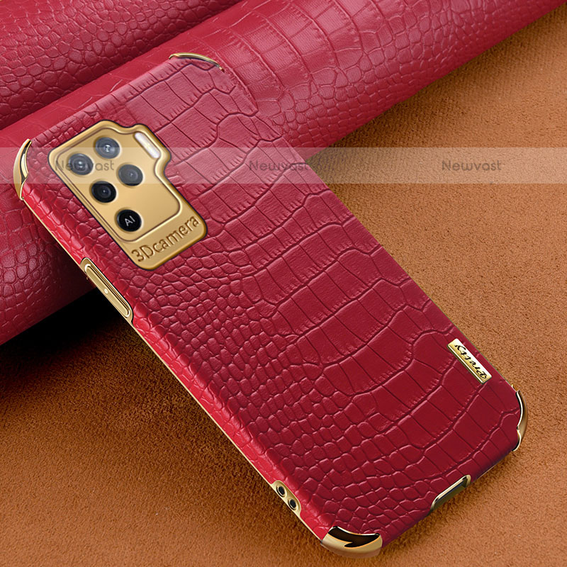 Soft Luxury Leather Snap On Case Cover for Oppo A94 4G