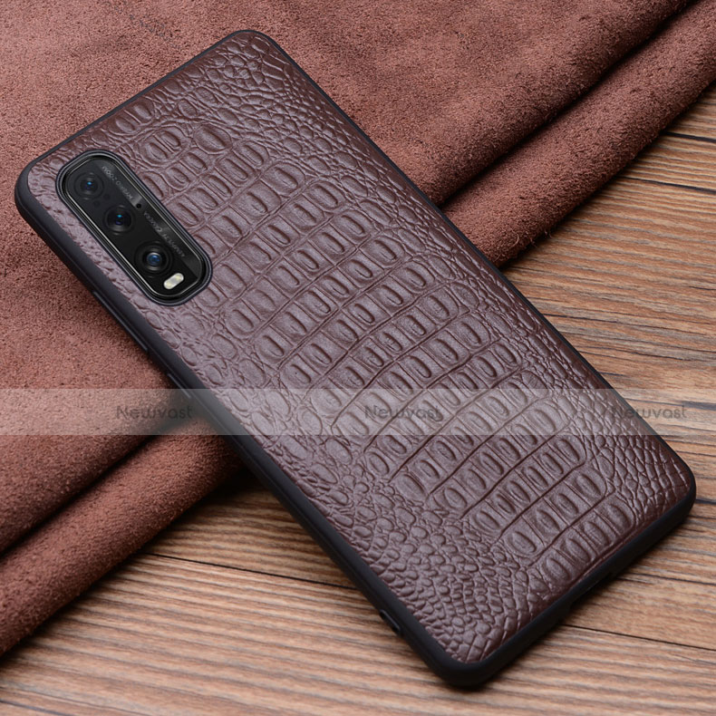 Soft Luxury Leather Snap On Case Cover for Oppo Find X2