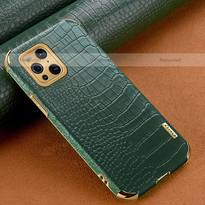 Soft Luxury Leather Snap On Case Cover for Oppo Find X3 Pro 5G