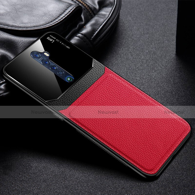 Soft Luxury Leather Snap On Case Cover for Oppo Reno2