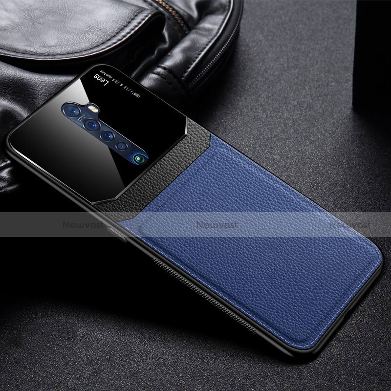 Soft Luxury Leather Snap On Case Cover for Oppo Reno2