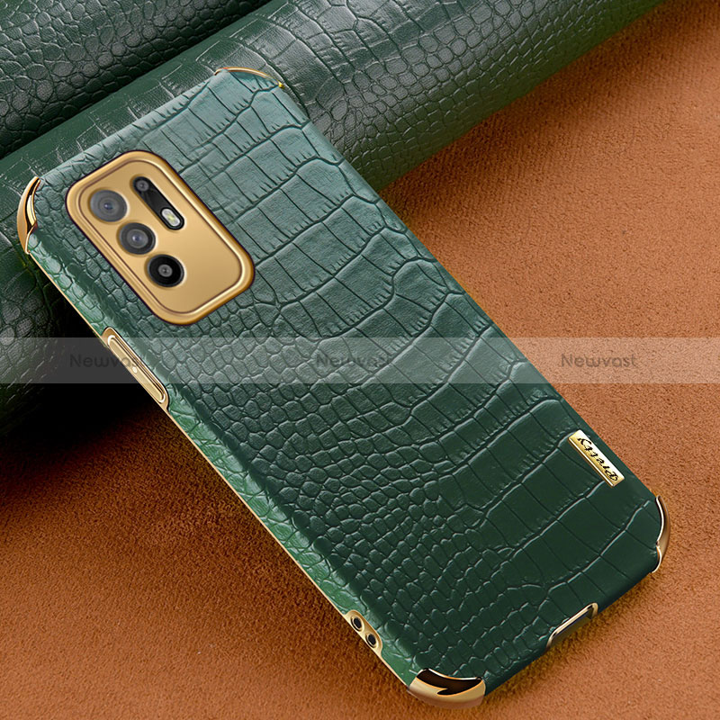Soft Luxury Leather Snap On Case Cover for Oppo Reno5 Z 5G