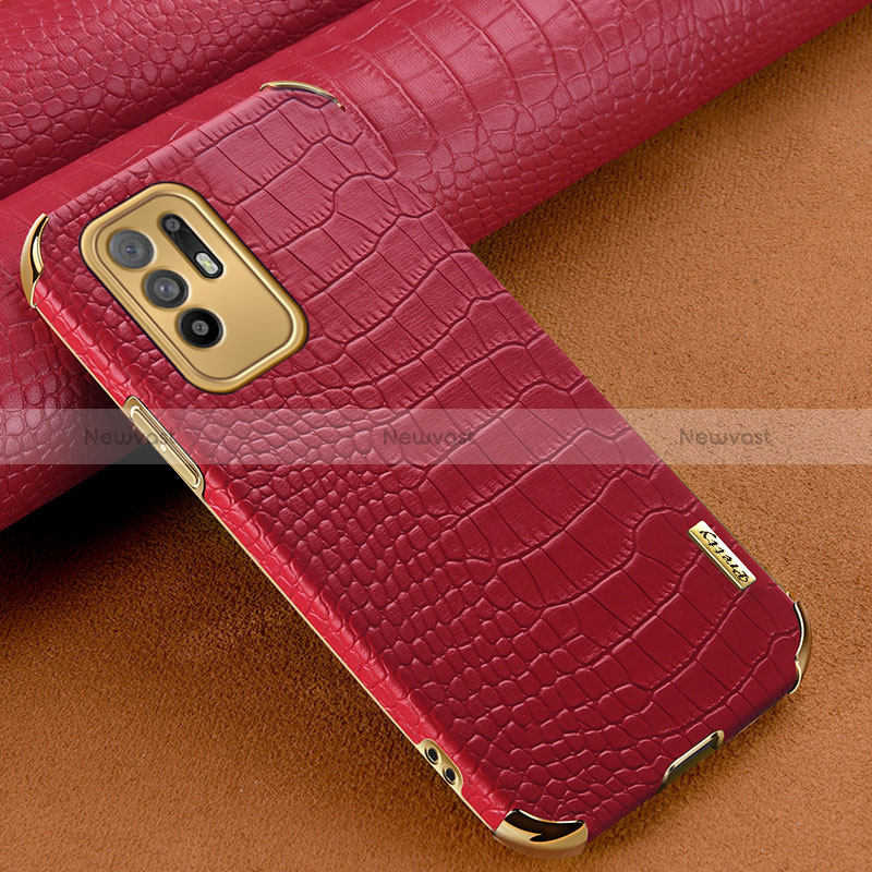 Soft Luxury Leather Snap On Case Cover for Oppo Reno5 Z 5G