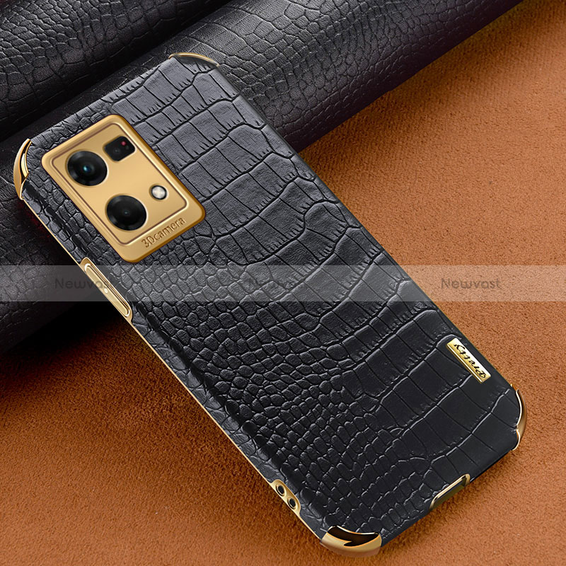 Soft Luxury Leather Snap On Case Cover for Oppo Reno7 4G