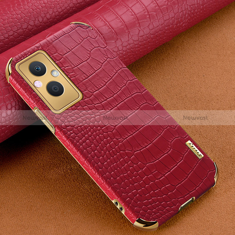 Soft Luxury Leather Snap On Case Cover for Oppo Reno7 Lite 5G