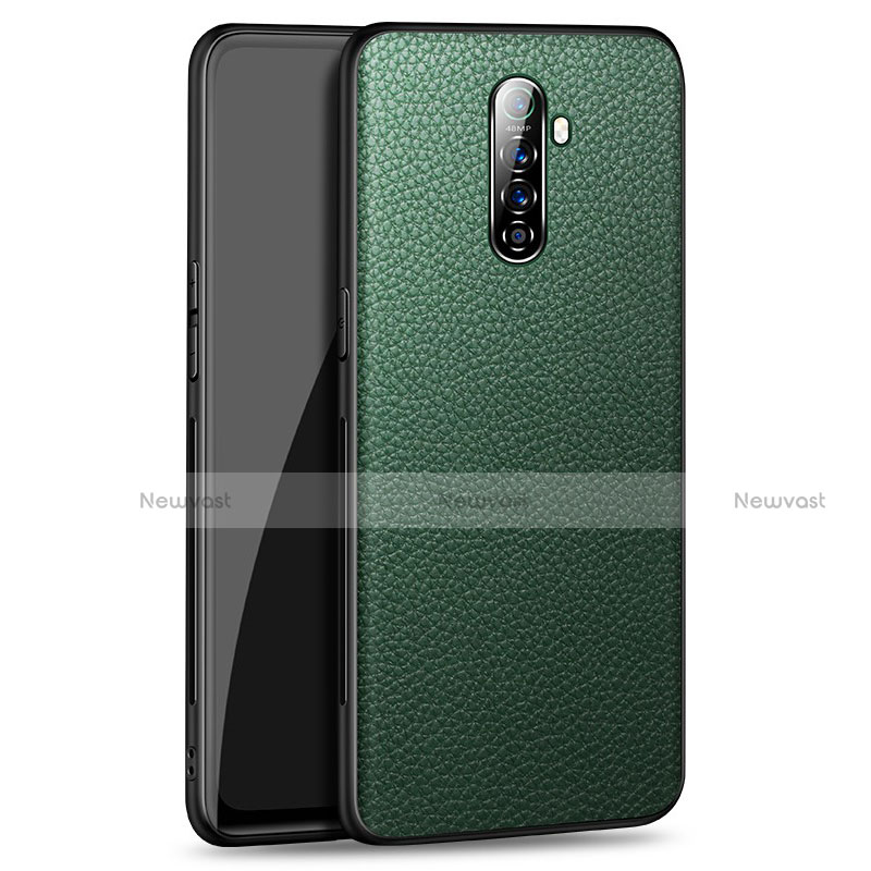 Soft Luxury Leather Snap On Case Cover for Realme X2 Pro