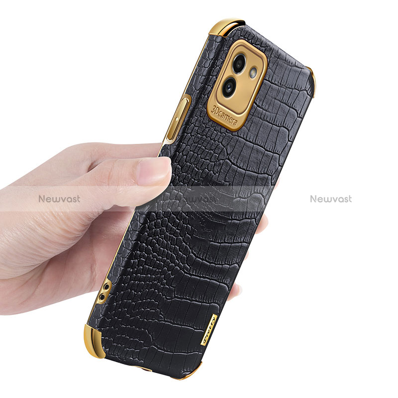 Soft Luxury Leather Snap On Case Cover for Samsung Galaxy A03