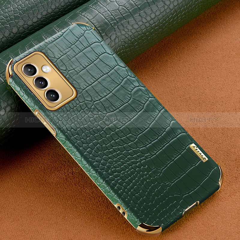 Soft Luxury Leather Snap On Case Cover for Samsung Galaxy A25 5G Green