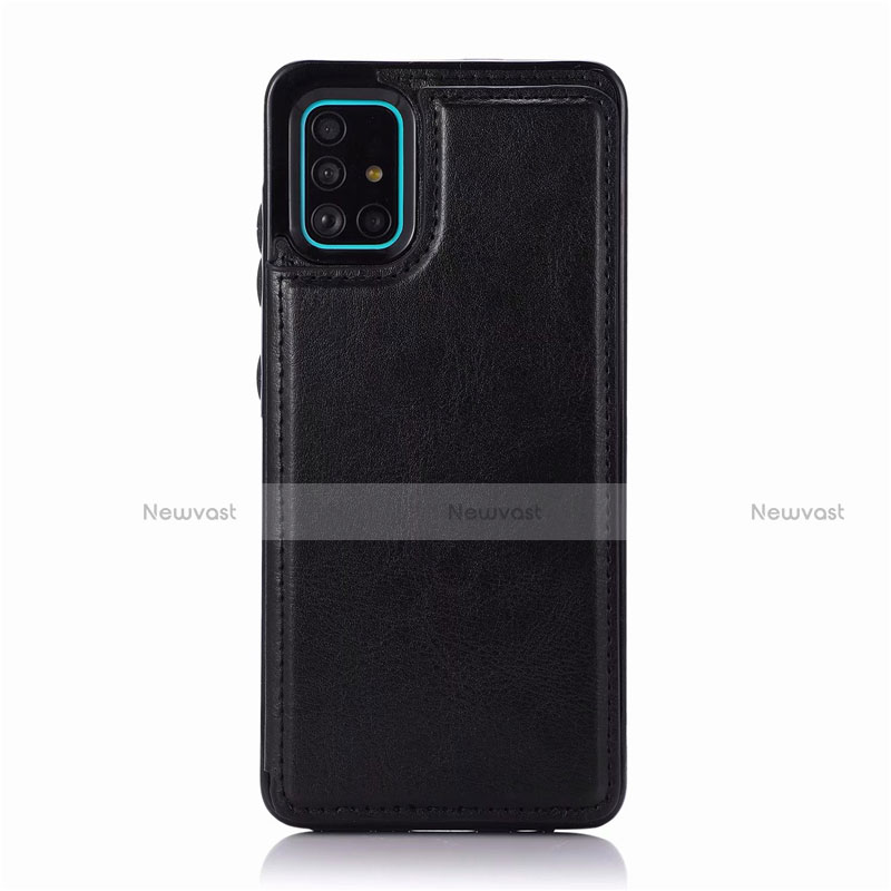 Soft Luxury Leather Snap On Case Cover for Samsung Galaxy A51 5G