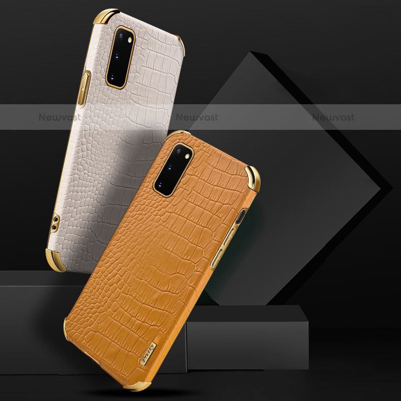 Soft Luxury Leather Snap On Case Cover for Samsung Galaxy S20