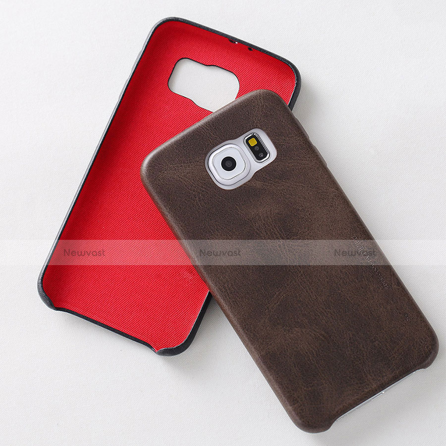 Soft Luxury Leather Snap On Case Cover for Samsung Galaxy S7 Edge G935F