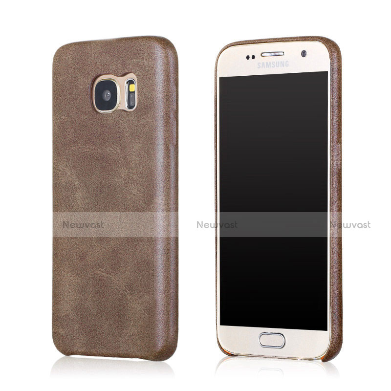 Soft Luxury Leather Snap On Case Cover for Samsung Galaxy S7 G930F G930FD