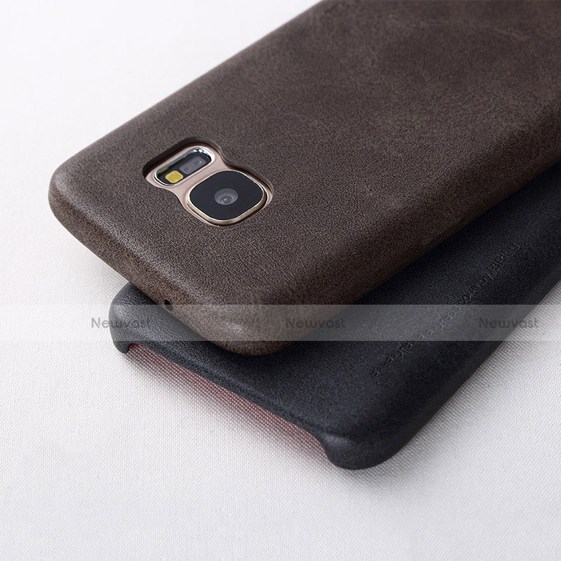 Soft Luxury Leather Snap On Case Cover for Samsung Galaxy S7 G930F G930FD