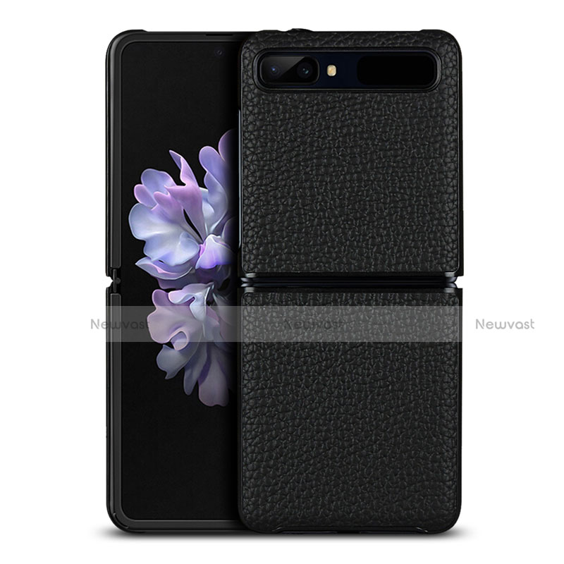 Soft Luxury Leather Snap On Case Cover for Samsung Galaxy Z Flip