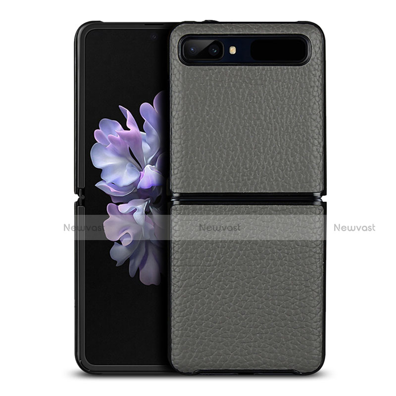 Soft Luxury Leather Snap On Case Cover for Samsung Galaxy Z Flip
