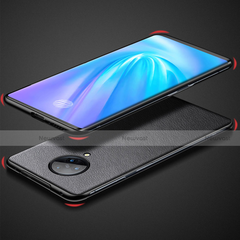 Soft Luxury Leather Snap On Case Cover for Vivo Nex 3