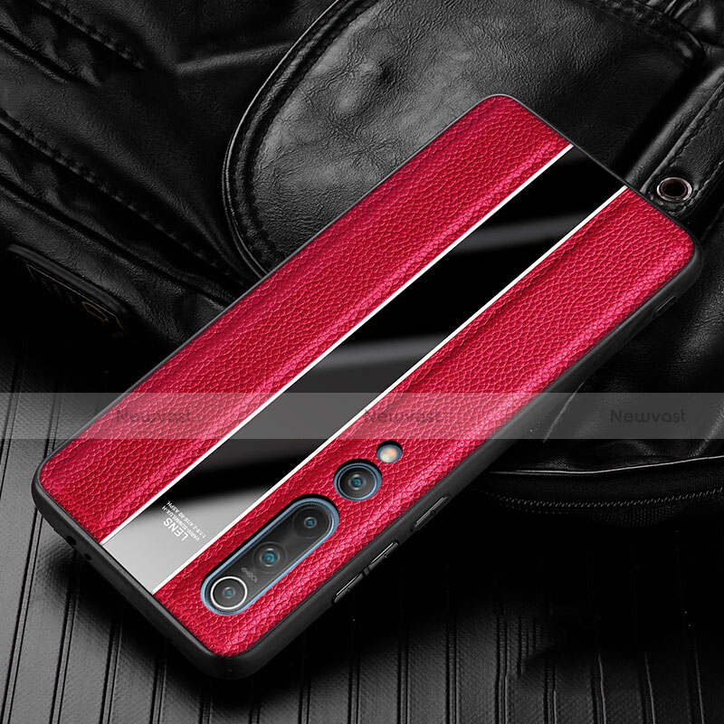 Soft Luxury Leather Snap On Case Cover for Xiaomi Mi 10