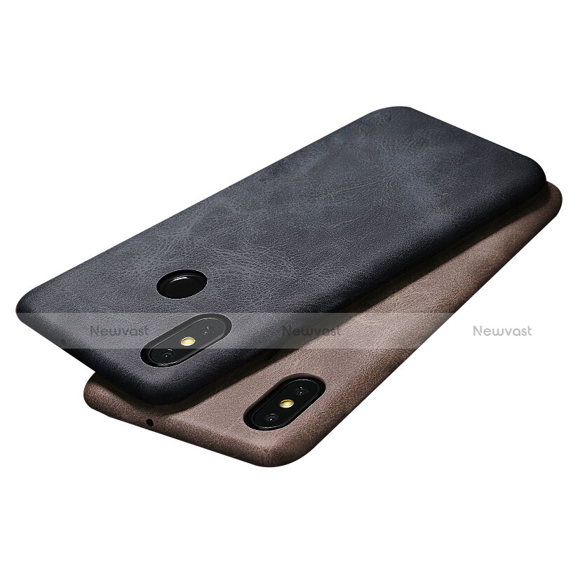 Soft Luxury Leather Snap On Case Cover for Xiaomi Mi 8