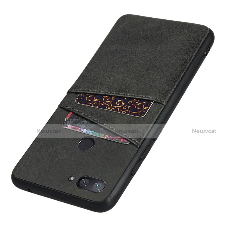 Soft Luxury Leather Snap On Case Cover for Xiaomi Mi 8 Lite