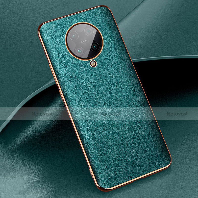 Soft Luxury Leather Snap On Case Cover for Xiaomi Redmi K30 Pro 5G Green