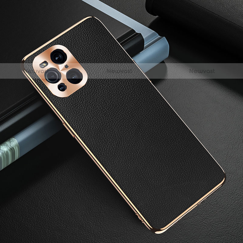 Soft Luxury Leather Snap On Case Cover GS1 for Oppo Find X3 Pro 5G