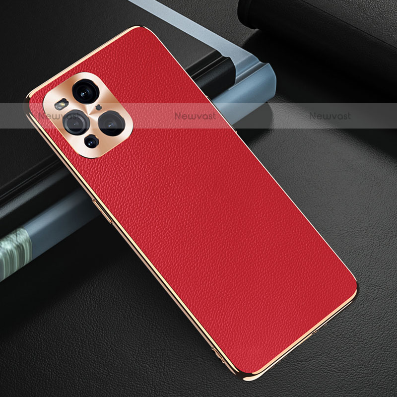 Soft Luxury Leather Snap On Case Cover GS1 for Oppo Find X3 Pro 5G