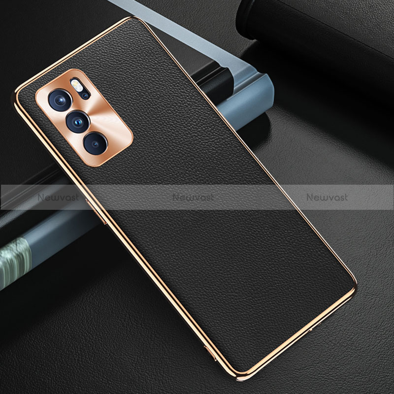 Soft Luxury Leather Snap On Case Cover GS1 for Oppo Reno6 Pro 5G India