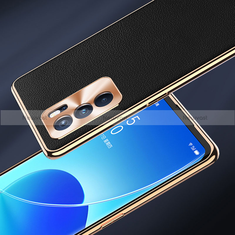 Soft Luxury Leather Snap On Case Cover GS1 for Oppo Reno6 Pro 5G India