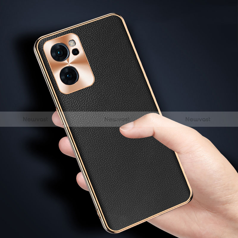 Soft Luxury Leather Snap On Case Cover GS1 for Oppo Reno7 Pro 5G