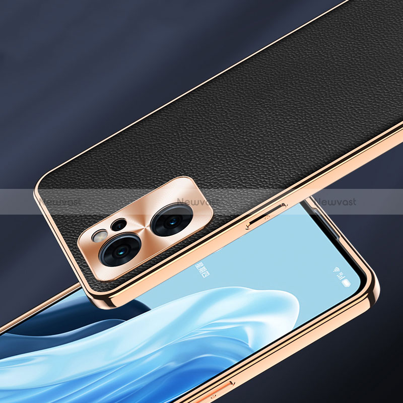 Soft Luxury Leather Snap On Case Cover GS1 for Oppo Reno7 SE 5G