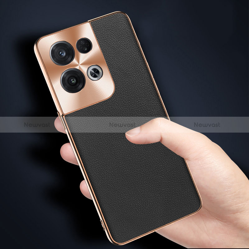 Soft Luxury Leather Snap On Case Cover GS1 for Oppo Reno8 Pro 5G
