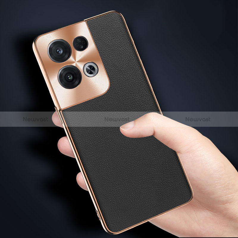 Soft Luxury Leather Snap On Case Cover GS1 for Oppo Reno9 Pro 5G