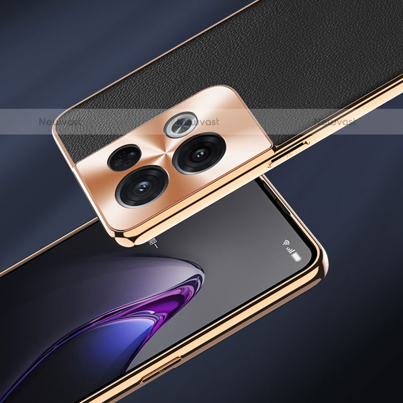 Soft Luxury Leather Snap On Case Cover GS1 for Oppo Reno9 Pro+ Plus 5G