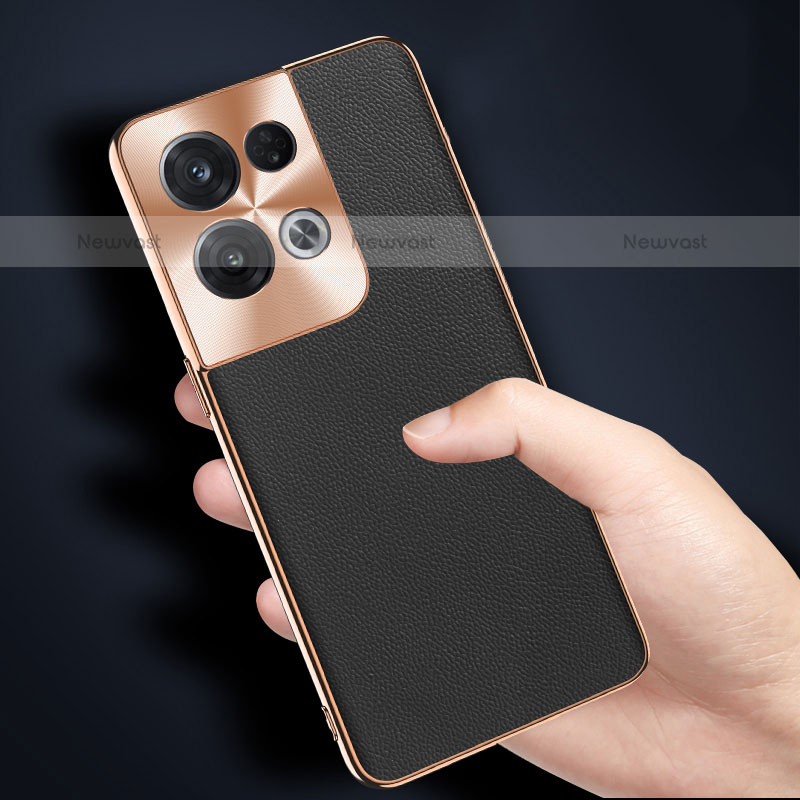 Soft Luxury Leather Snap On Case Cover GS1 for Oppo Reno9 Pro+ Plus 5G