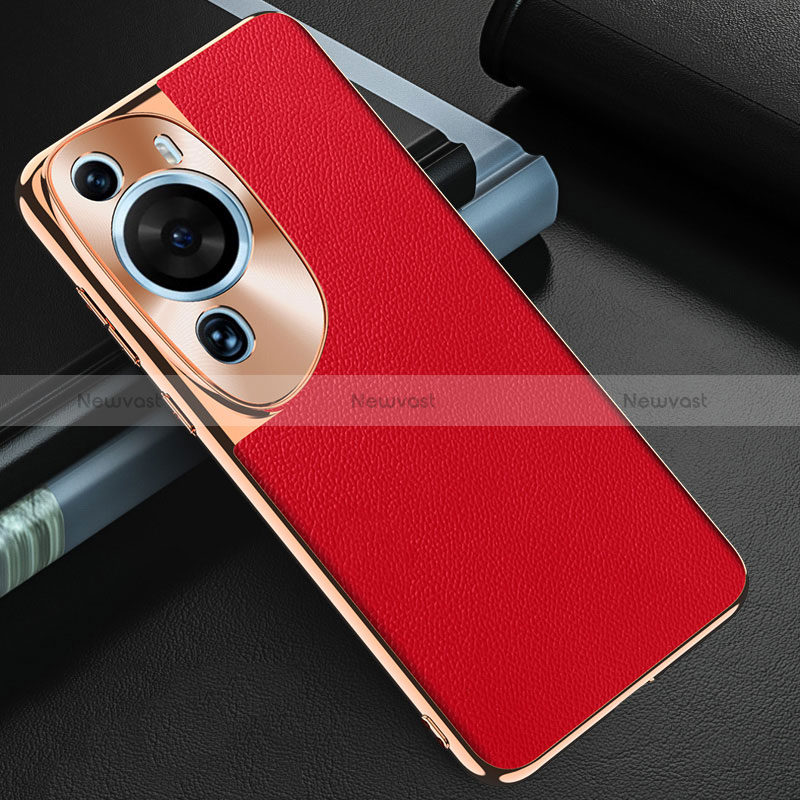 Soft Luxury Leather Snap On Case Cover GS3 for Huawei P60 Art