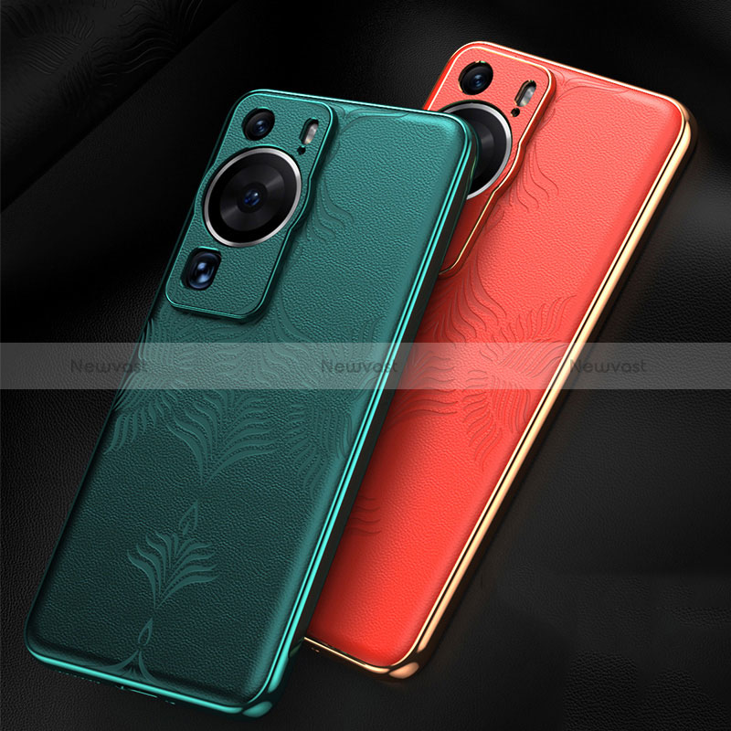 Soft Luxury Leather Snap On Case Cover GS4 for Huawei P60 Pro