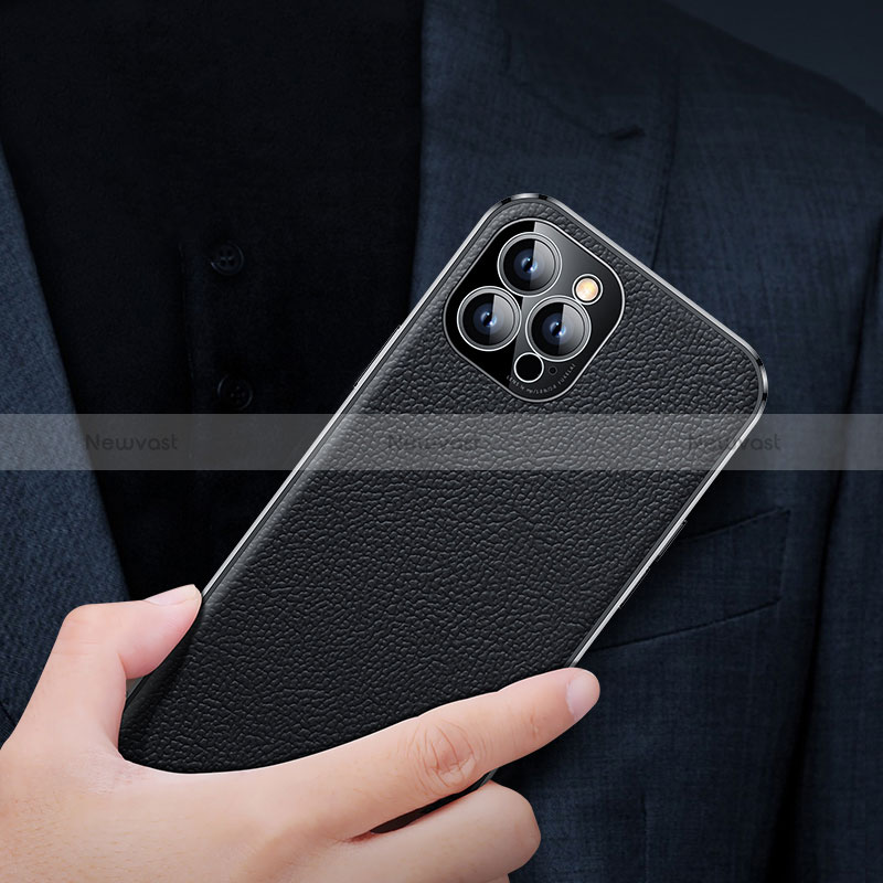 Soft Luxury Leather Snap On Case Cover JB2 for Apple iPhone 13