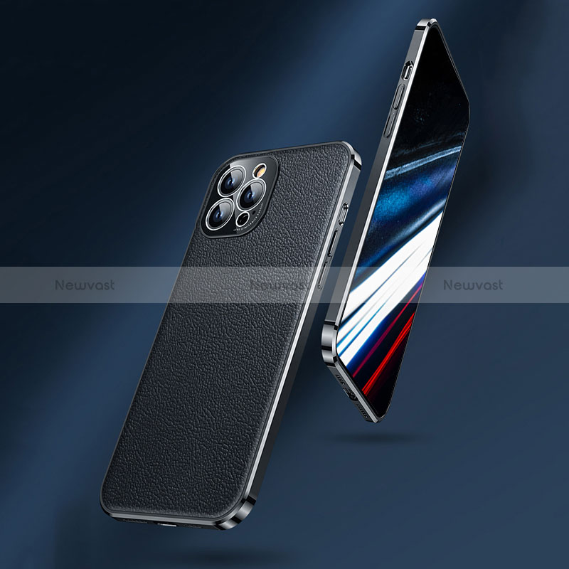 Soft Luxury Leather Snap On Case Cover JB2 for Apple iPhone 13