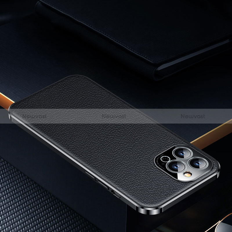 Soft Luxury Leather Snap On Case Cover JB2 for Apple iPhone 13