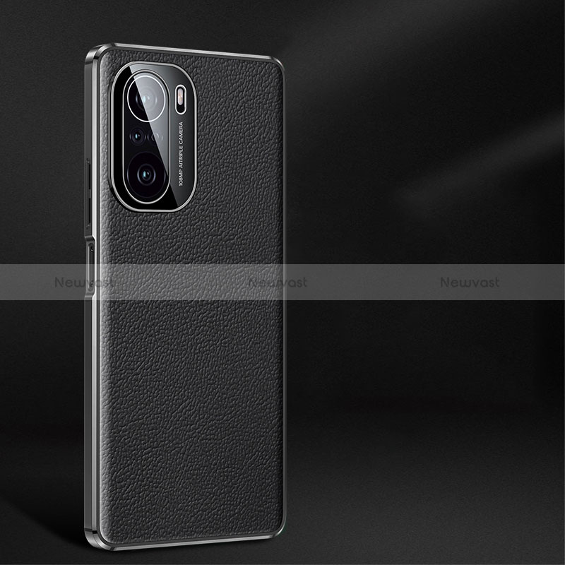 Soft Luxury Leather Snap On Case Cover JB2 for Xiaomi Mi 11X Pro 5G Black