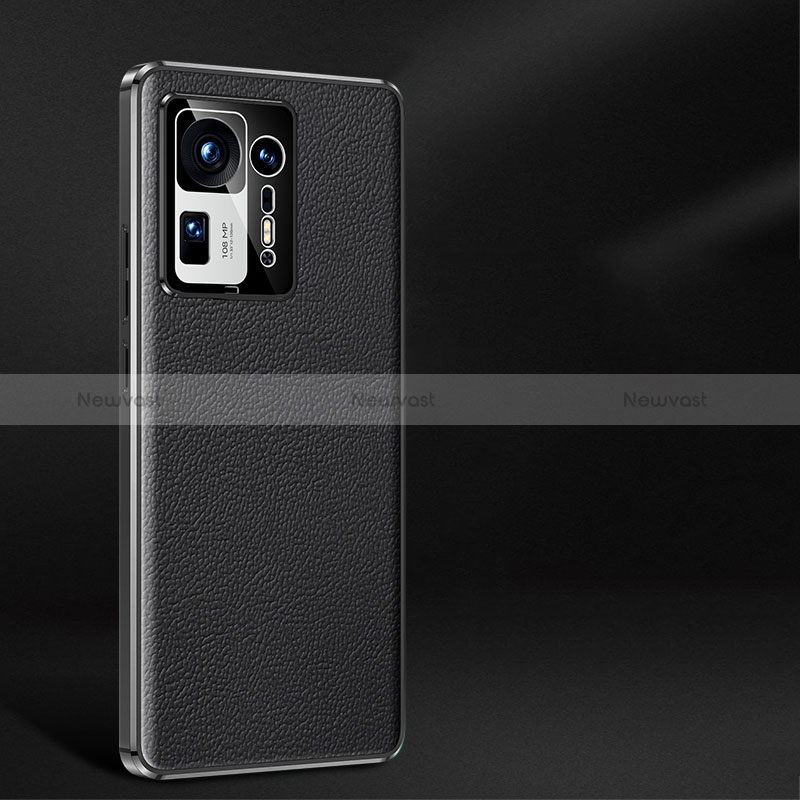 Soft Luxury Leather Snap On Case Cover JB2 for Xiaomi Mi Mix 4 5G Black