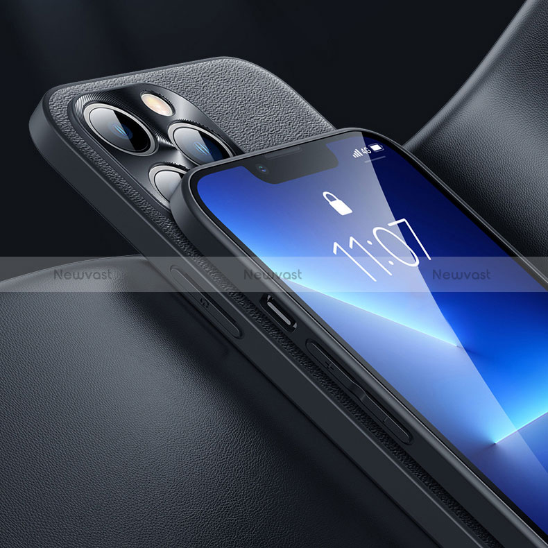 Soft Luxury Leather Snap On Case Cover JB3 for Apple iPhone 13 Pro Max